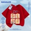 NASA We Are All Stars In hình cho trẻ em Áo thun Cotton ngắn tay nguyên chất loại A cho bé trai bé gái mùa hè Áo thun mặc đường phố phong cách mới