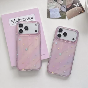 Ốp điện thoại xử lý iPhone 17 Pro max Aurora Stars Pattern Chất liệu TPU IMD