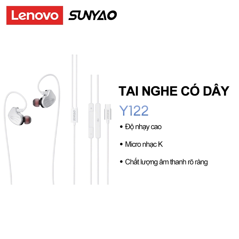 Tai nghe có dây Lenovo Sunyao Y122