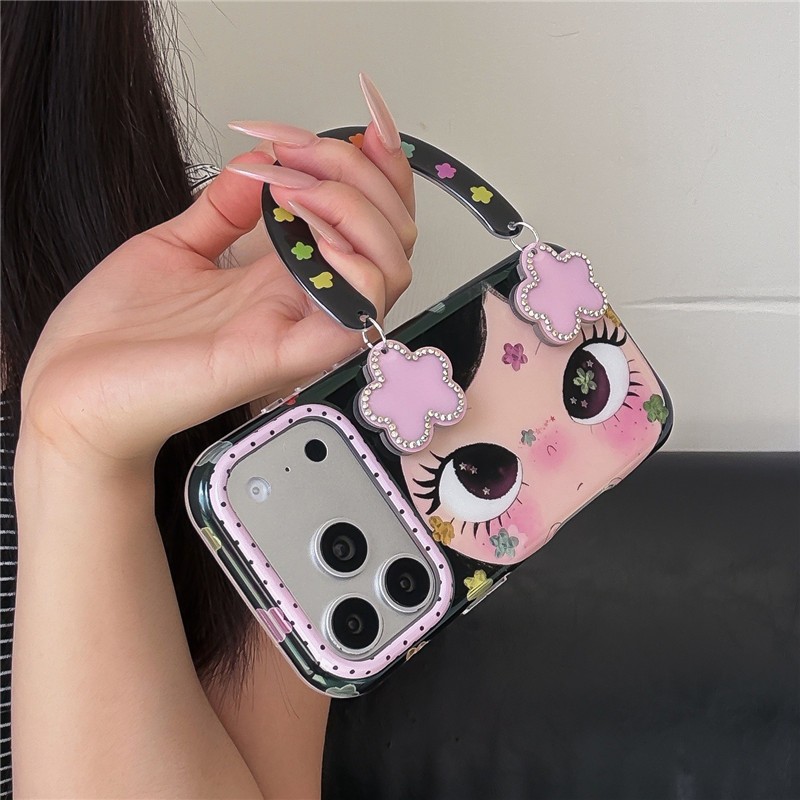 IPhone 17 Pro max Phim hoạt hình bé gái chất liệu TPU xử lý IMD vỏ điện thoại
