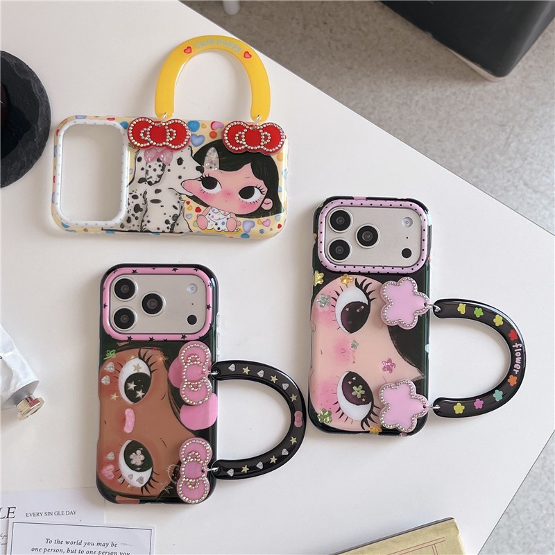 IPhone 17 Pro max Phim hoạt hình bé gái chất liệu TPU xử lý IMD vỏ điện thoại