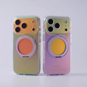 Ốp lưng cứng khung xoay 360 độ tương thích cho iPhone 15 pro max 16 pro max 17 pro max