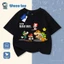 Áo thun bé trai in hình Super Mario Bros, họa tiết nhân vật game hoạt hình dễ thương, cotton thoáng mát mặc đi học