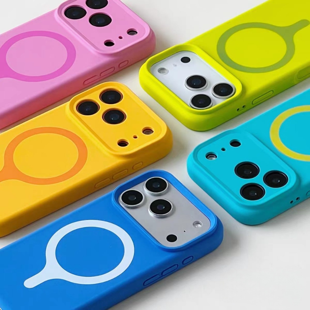 Ốp lưng mềm silicon màu kẹo tương thích cho iPhone 16 pro max 17 pro max Cover