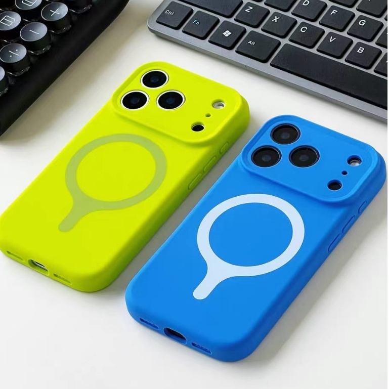 Ốp lưng mềm silicon màu kẹo tương thích cho iPhone 16 pro max 17 pro max Cover