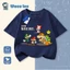 Áo thun bé trai in hình Super Mario Bros, họa tiết nhân vật game hoạt hình dễ thương, cotton thoáng mát mặc đi học