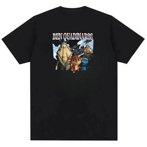 Ben Quadinaros Ngộ nghĩnh Virus Brainrot Meme Áo thun Cotton in hình đường phố thời trang nam
