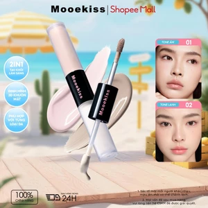 Contour Mooekiss 2 Đầu 2.5g+2.5g, Tạo Khối & Highlight, Dễ Tán, Lâu Trôi, Định Hình Khuôn Mặt