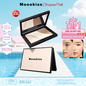Bảng Tạo Khối Mooekiss 3 Màu 16.5g, Contour & Highlight, Tạo Chiều Sâu Khuôn Mặt, Lâu Trôi
