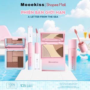 Mooekiss phiên bản giới hạn son môi, bóng môi, phấn mắt, highlighter, phấn mũi, bảng phấn mắt năm màu, son môi mờ, son bóng nhung