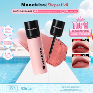 Son Bóng Mooekiss Matte Lip Gloss 2g, Mịn Mượt, Lâu Trôi, Nhẹ Môi, Tôn Da 2g