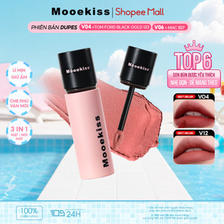 Son Bóng Mooekiss Matte Lip Gloss 2g, Mịn Mượt, Lâu Trôi, Nhẹ Môi, Tôn Da 2g