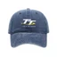 Isle of Man TT Xe Máy Đua Logo Nam Nữ Mũ Bóng Chày Đau Khổ Mũ Denim Cổ Điển Ngoài Trời Phù Hợp Với Snapback Mũ