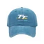 Isle of Man TT Xe Máy Đua Logo Nam Nữ Mũ Bóng Chày Đau Khổ Mũ Denim Cổ Điển Ngoài Trời Phù Hợp Với Snapback Mũ