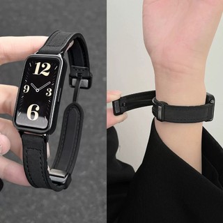 Dây Da Cho Huawei Band 8 9 10 11 Pro Nam Châm Thể Thao Chống Nước Bền Bỉ Thay Thế