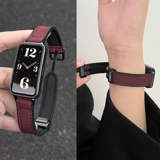 Dây Da Cho Huawei Band 8 9 10 11 Pro Nam Châm Thể Thao Chống Nước Bền Bỉ Thay Thế