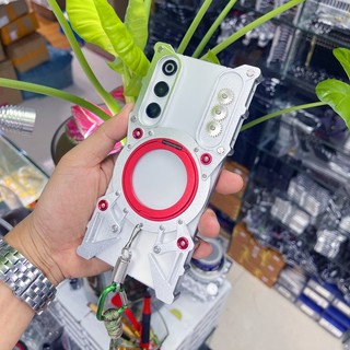 Ốp lưng khung kim loại không khung nhôm sang trọng cho Infinix GT 50 Pro Giá đỡ xoay Giá đỡ bảo vệ chống sốc