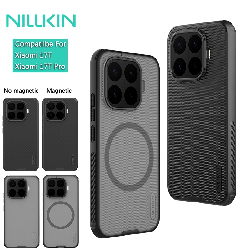 Nillkin Cho Xiaomi 17T Pro / 17T / 17 Max Super Frosted Shield Pro Từ Matte Nhựa Cứng Ốp lưng Vỏ Bảo Vệ