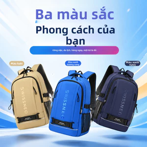 Balo Công Sở Nam SWISSNEO Chống Nước, Nhiều Ngăn, Đệm Lưng Thoáng Khí, Đi Làm/Đi Học/Đi Du Lịch