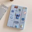 Thích hợp cho Apple iPad Stitch Tablet Vỏ da bảo vệ chống sốc có khe cắm bút Giá đỡ