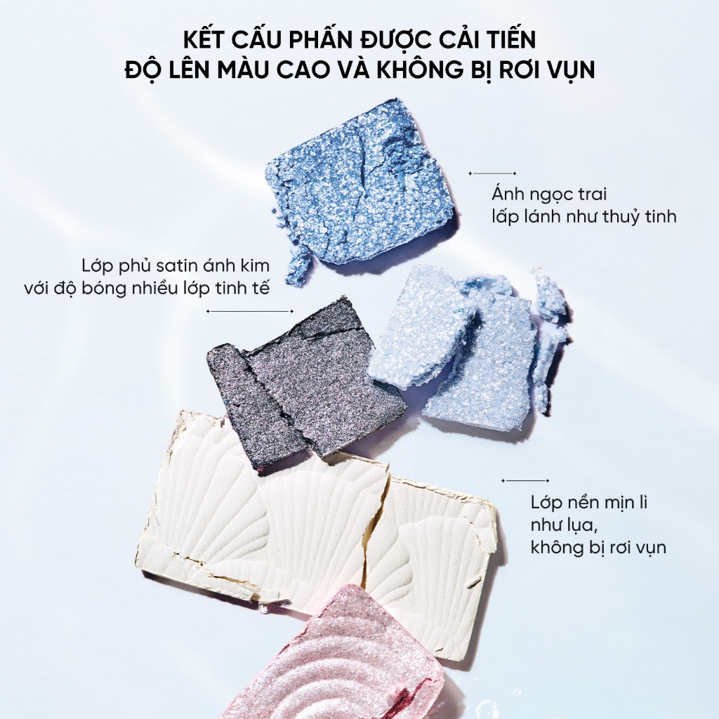Phấn Mắt 7 Màu JUDYDOLL All-In-One Palette Đa năng Kẻ mắt Má hồng Tạo khối Bắt sáng Mềm mịn Lên màu tốt Dễ tán Có nhũ mắt lấp lánh 8,5g