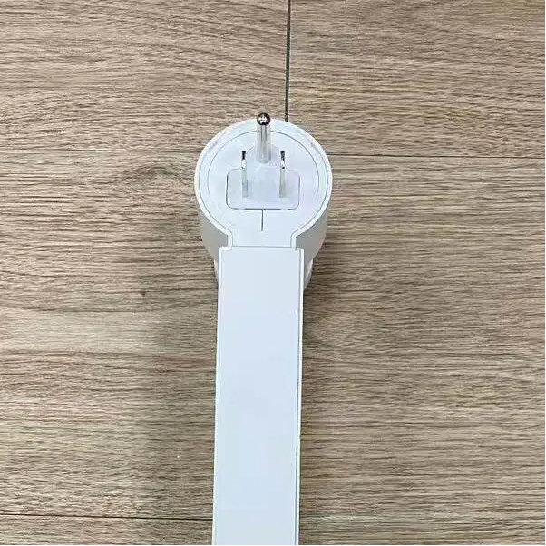 Bộ mở rộng ổ cắm điện SIMPLEAID, Bộ mở rộng ổ cắm điện có thể điều chỉnh độ dài không cần đục lỗ, Xoay nóng 180° Bộ mở rộng ổ cắm điện màu trắng cho NightStand