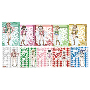 Symphogear Acrylic Đứng Hình - Hibiki Tachibana, Chris Yukine, Miku Kohinata Anime Trang Trí Bàn Làm Việc