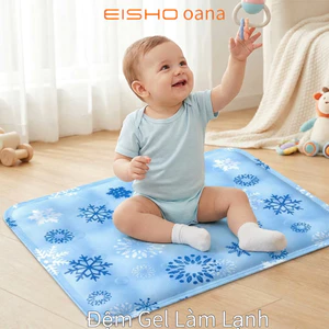 Đệm Gel Làm Mát Người Lớn Trẻ Em - Thảm Nước Giải Nhiệt Mùa Hè, Chống Say Nóng, Ngủ Ngon, Gấp Gọn Dễ Mang Theo