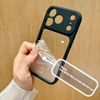 Ốp Điện Thoại Trong Suốt Acrylic 2 Trong 1 Ngọt Ngào Cho IPhone 11 12 13 14 15 16 17 Pro Max Ốp Lưng Chống Sốc