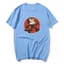 Nam Felix Mèo Tiếp Tục Đi Bộ Áo Cotton Tee Mùa Hè Dạo Phố Tay Ngắn Áo Thun Cổ Tròn Bông Tai Kẹp Tùy Chỉnh DIY Áo Thun