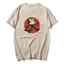 Nam Felix Mèo Tiếp Tục Đi Bộ Áo Cotton Tee Mùa Hè Dạo Phố Tay Ngắn Áo Thun Cổ Tròn Bông Tai Kẹp Tùy Chỉnh DIY Áo Thun