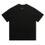 Vintage Loose Fit Cotton Tee Đơn Giản Arch Letter In Đồ Họa Cổ Tròn Tay Ngắn Top Tối Giản Phong Cách Đường Phố Cặp Đôi Áo Hai Màu Có Sẵn