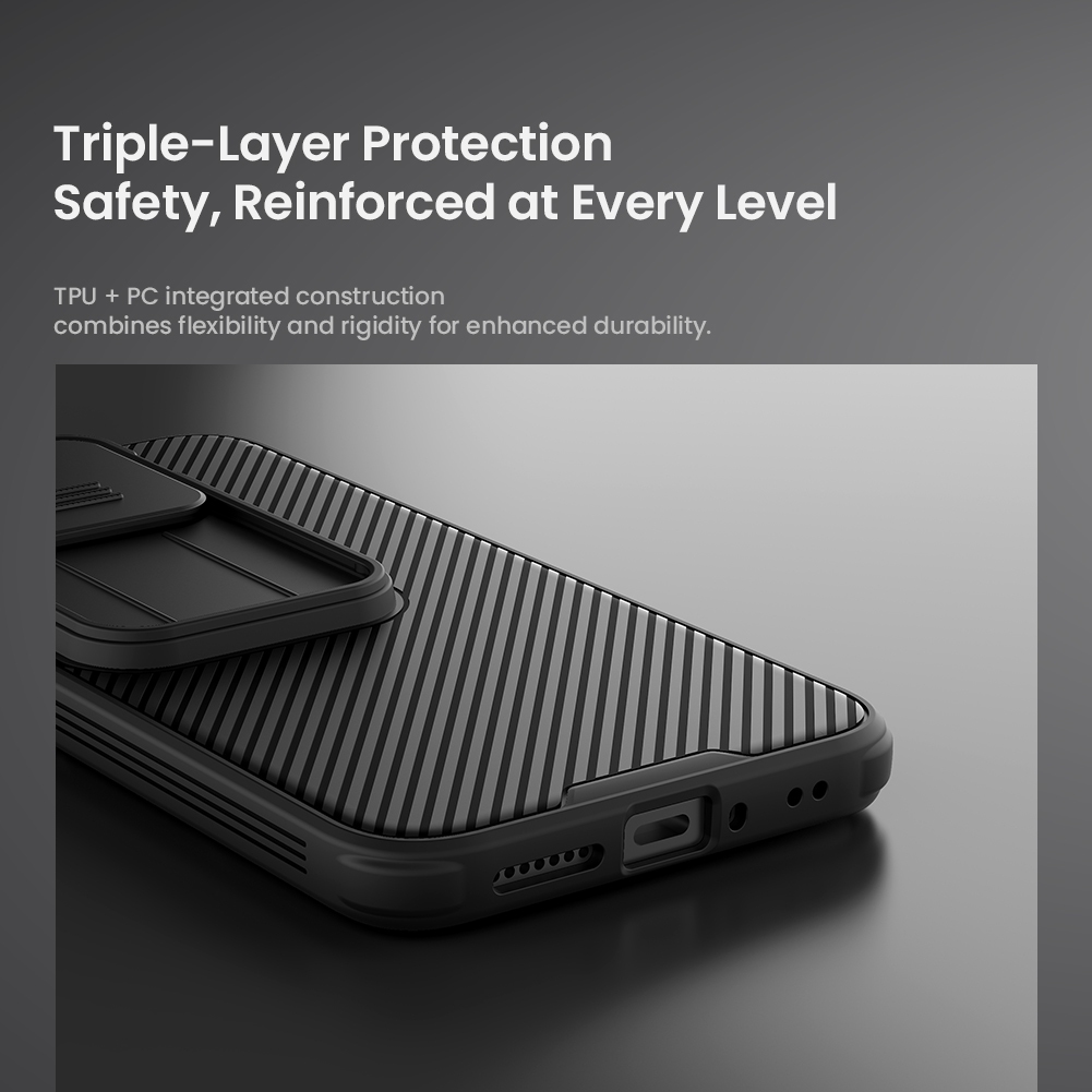 Nillkin Cho Xiaomi 17T Pro / 17T Camshield Pro PC TPU Bảo Vệ Ống Kính Máy Ảnh Trượt Trượt Ốp Lưng Cứng Vỏ Điện Thoại Vỏ