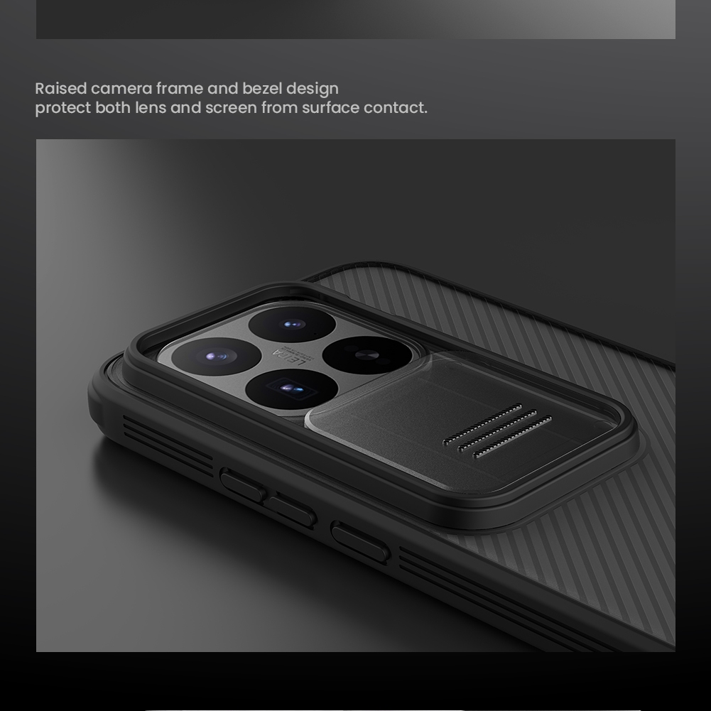 Nillkin Cho Xiaomi 17T Pro / 17T Camshield Pro PC TPU Bảo Vệ Ống Kính Máy Ảnh Trượt Trượt Ốp Lưng Cứng Vỏ Điện Thoại Vỏ