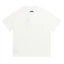 Vintage Loose Fit Cotton Tee Đơn Giản Arch Letter In Đồ Họa Cổ Tròn Tay Ngắn Top Tối Giản Phong Cách Đường Phố Cặp Đôi Áo Hai Màu Có Sẵn