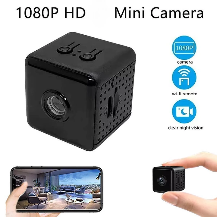 Camera Mini 1080P HD X6 MỚI Camera Wifi không dây nhỏ Phát hiện chuyển động ngoài trời Cảnh báo an ninh Camera quan sát ban đêm