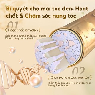Dr.ville Dầu Gội Hà Thủ ô Dầu Gội đen Tóc Thảo Dược đầu Dầu Gội Phủ Bạc Dầu Gội Cỏ Cây Hoa Lá Dầu Gội Nhuộm Tóc Bubble 300ML