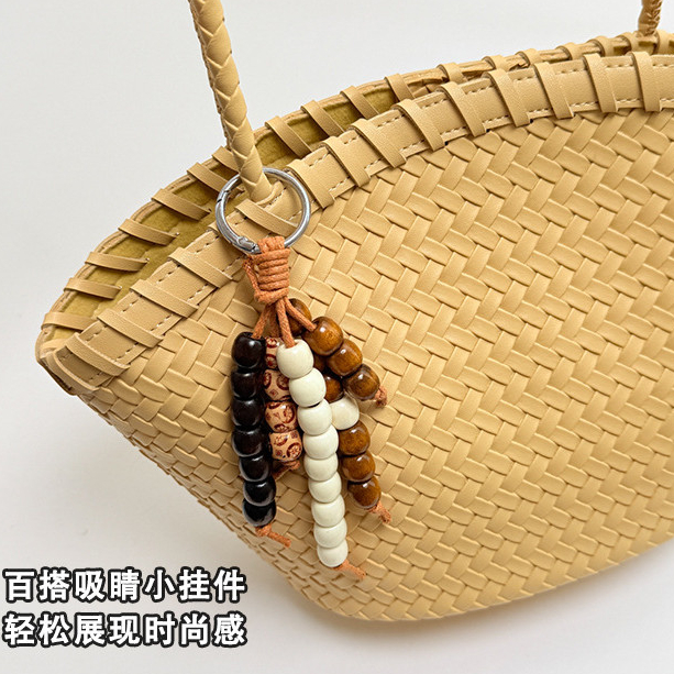 Túi dệt dung tích lớn Túi đeo vai mẹ-con phong cách mới Túi Tote