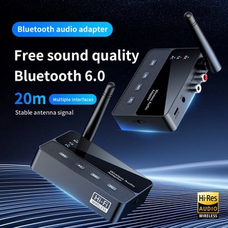 Bộ chuyển đổi âm thanh 2In1 Bluetooth 6.0 aptX / HD / SBC Bộ chuyển đổi âm thanh 3,5mm AUX Bộ thu stereo không dây Bộ chuyển đổi âm nhạc stereo