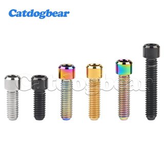 Catdogbear M4x10 / 13.5 / 15 / 20 / 25mm Titan Cột Đầu Bu Lông Lục Giác Titan Vít Dây Buộc Cho Xe Đạp