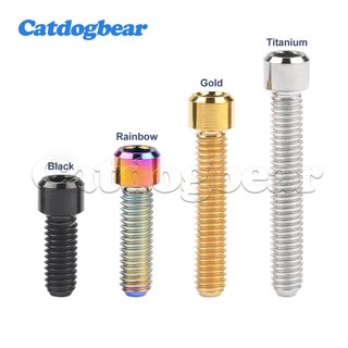Catdogbear M4x10 / 13.5 / 15 / 20 / 25mm Titan Cột Đầu Bu Lông Lục Giác Titan Vít Dây Buộc Cho Xe Đạp