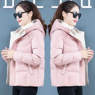 Áo Khoác Đệm Mút Dày Giữ Ấm Cổ Đứng Phong Cách Thời Trang Mới Cho Nữ