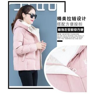 Áo Khoác Đệm Mút Dày Giữ Ấm Cổ Đứng Phong Cách Thời Trang Mới Cho Nữ