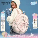 Vanwalk Cặp sách  balo đi học balo nữ balo thời trang nữ Chống trộm Nhẹ nhàng Đa ngăn nữ túi du lịch Đi học Đi du lịch Giao hàng nhanh Quà tặng miễn phí Dòng Thỏ Vũ Trụ V2554 — ảnh 1