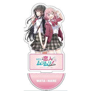 "I Can 't Become Your Lover" Anime Acrylic Stand, Nako / Mashiro / Ajisai, Trang trí bàn làm việc Chibi đa thiết kế