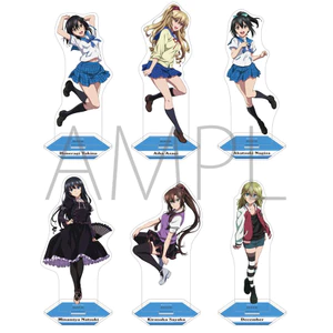 Strike the Blood Acrylic Stand, Yukina / Sayaka / Asagi / La Folia / Yuma, Fashion Show Multi Design