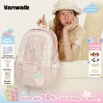 Vanwalk Cặp sách  balo đi học balo nữ balo cá tính Xuất hiện thời trang du lịch hằng ngày Trường học Thương hiệu sản phẩm chính hãng V2916 — ảnh 1