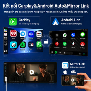 8+64GB CarPlay AI Box Bộ chuyển đổi CarPlay không dây, Android Box CarPlay, CarPlay không dây cho Apple CarPlay