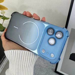 Vỏ mềm có màng ống kính màu gradient tương thích cho iPhone 11 pro max 12 pro max 13pro max 14 pro max 15 pro max 16 pro max 17 pro max