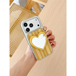 IPhone 17 Pro max Khung mạ điện sọc Họa tiết nhúng bằng keo Chất liệu ốp điện thoại
